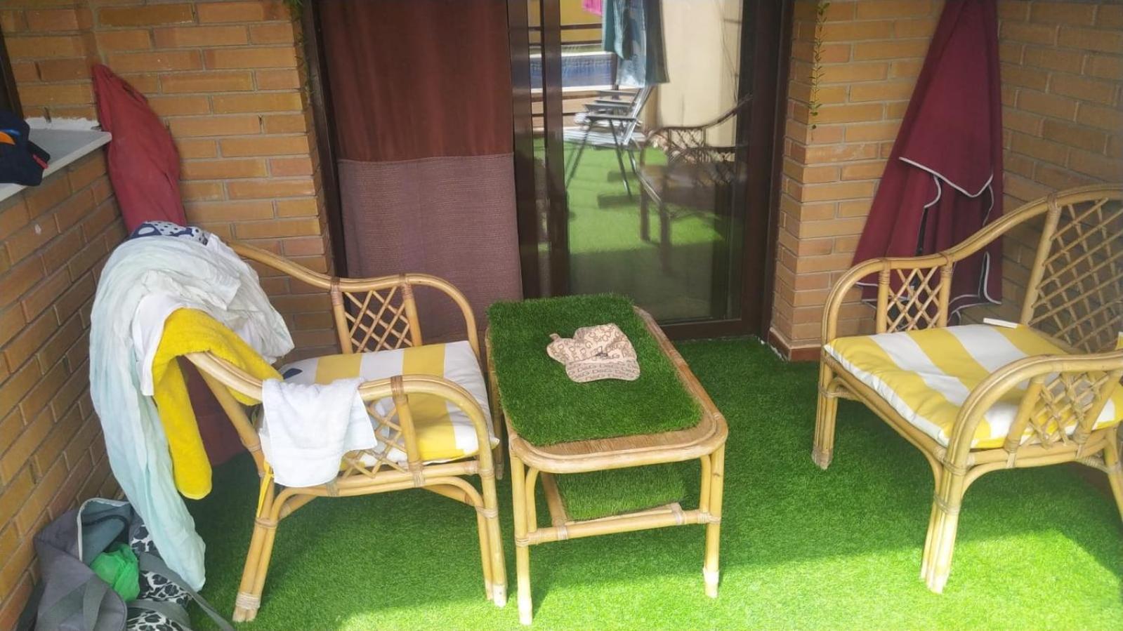 Apartamento Con Terraza Y Acceso Directo A La Piscina Y A 50 M De La Playa ミアミ・プラトーヤ エクステリア 写真