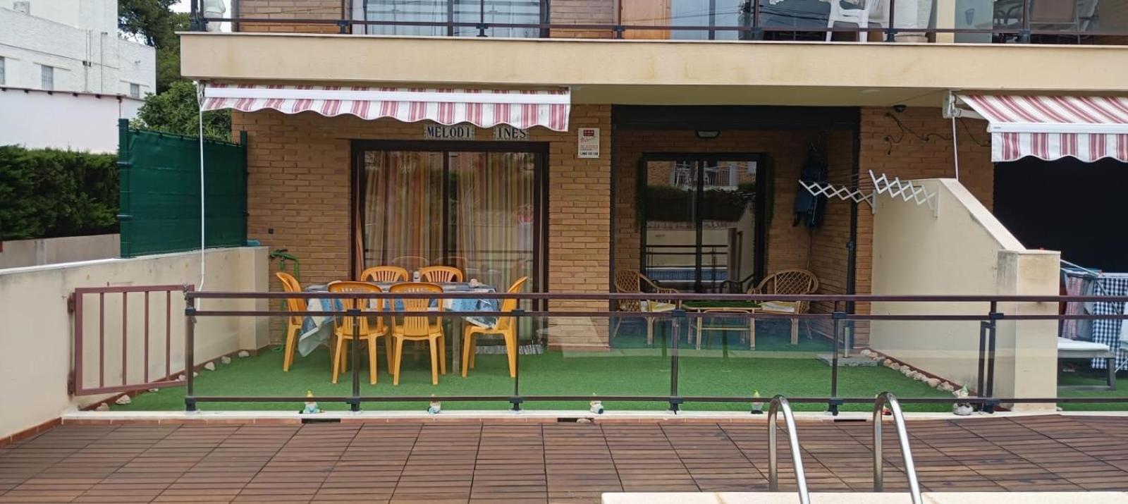 Apartamento Con Terraza Y Acceso Directo A La Piscina Y A 50 M De La Playa ミアミ・プラトーヤ エクステリア 写真