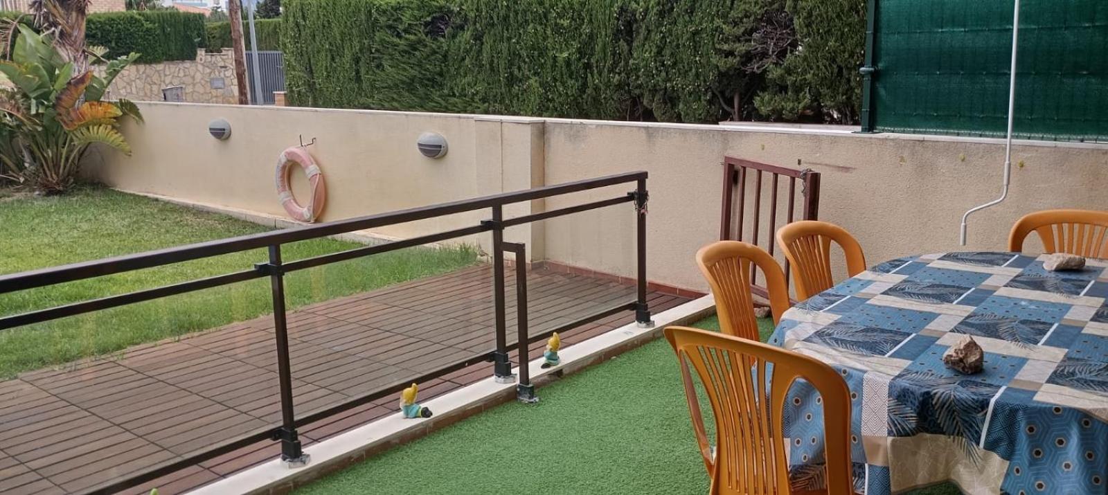 Apartamento Con Terraza Y Acceso Directo A La Piscina Y A 50 M De La Playa ミアミ・プラトーヤ エクステリア 写真